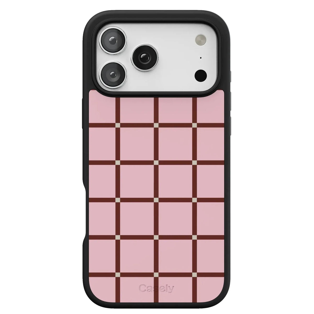 Uptown Gridlock | Pink Checkerboard Case