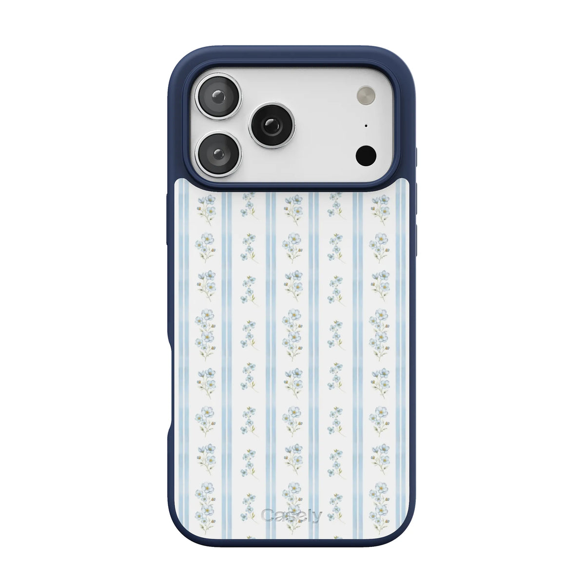 Cottage Stripe | Blue Floral Case
