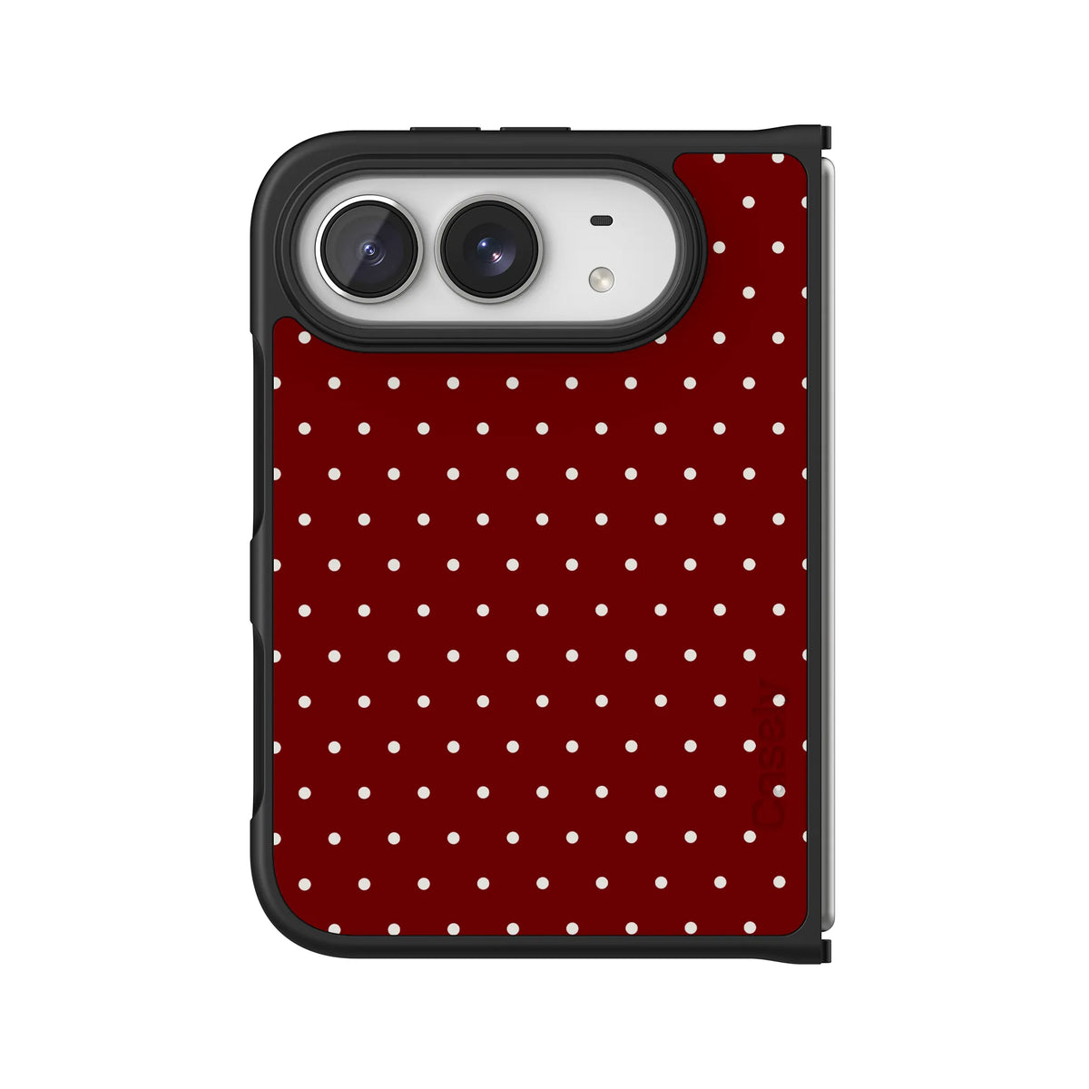 On the Dot | Maroon Polka Dot Case