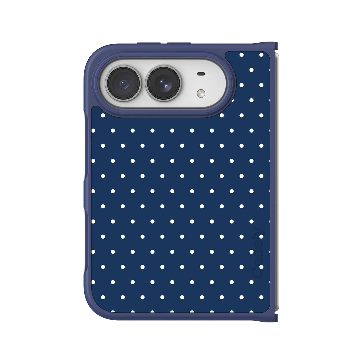 On the Dot | Navy Polka Dot Case