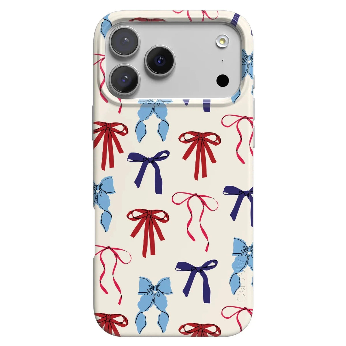 American Girlie | Red White & Blue Bows Case
