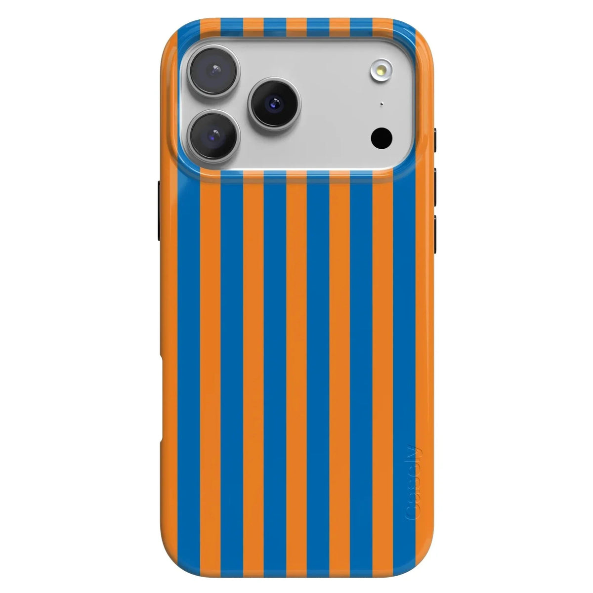 Go New York | Blue & Orange Stripes Case