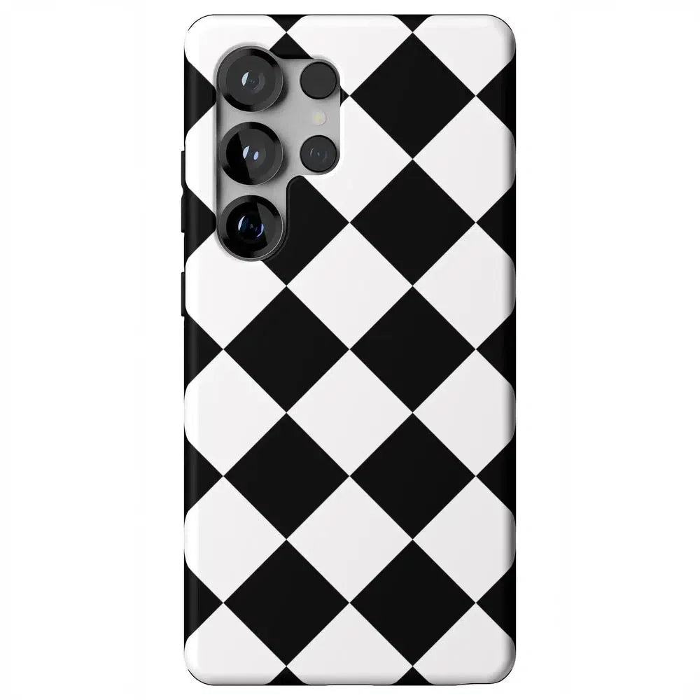 Black Checkerboard | High Contrast Design Case