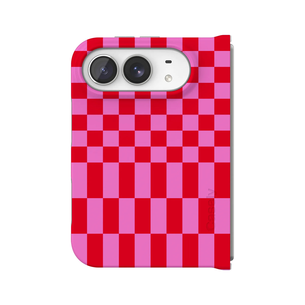 Vibe Check | Pink Checkerboard Case