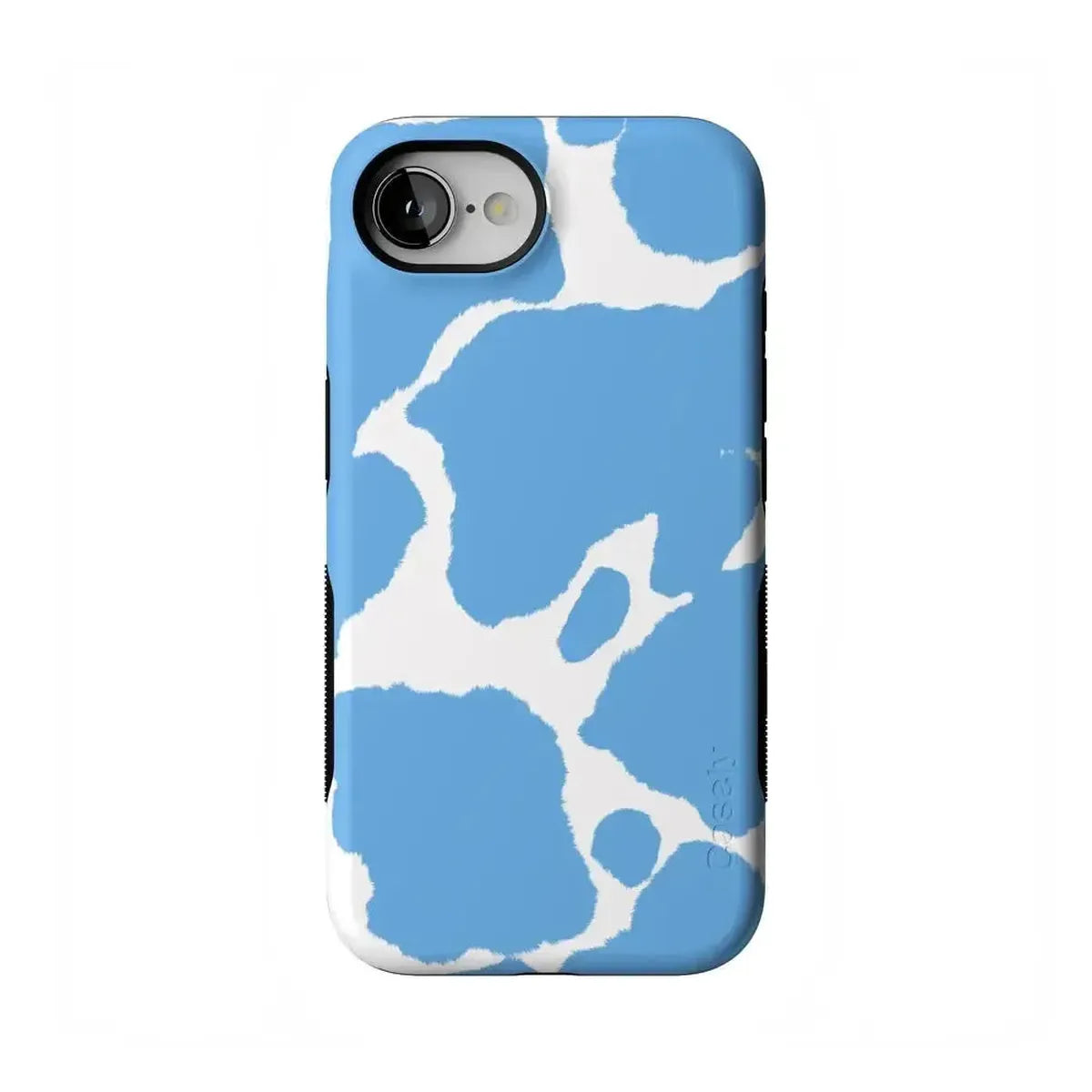 Current MOOd | Light Blue Cow Print Case