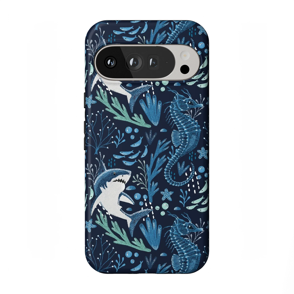 Midnight Reef | Shark Print Case