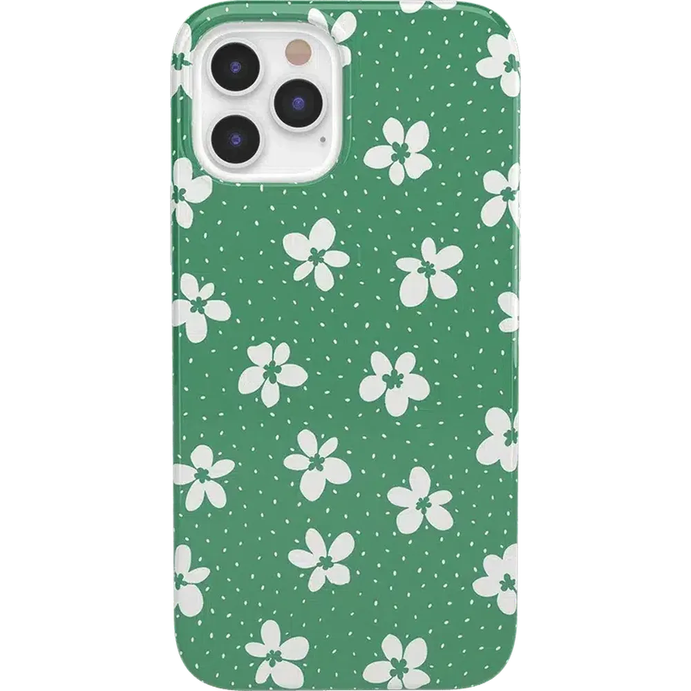 Flower My World | Jade Green Floral Case