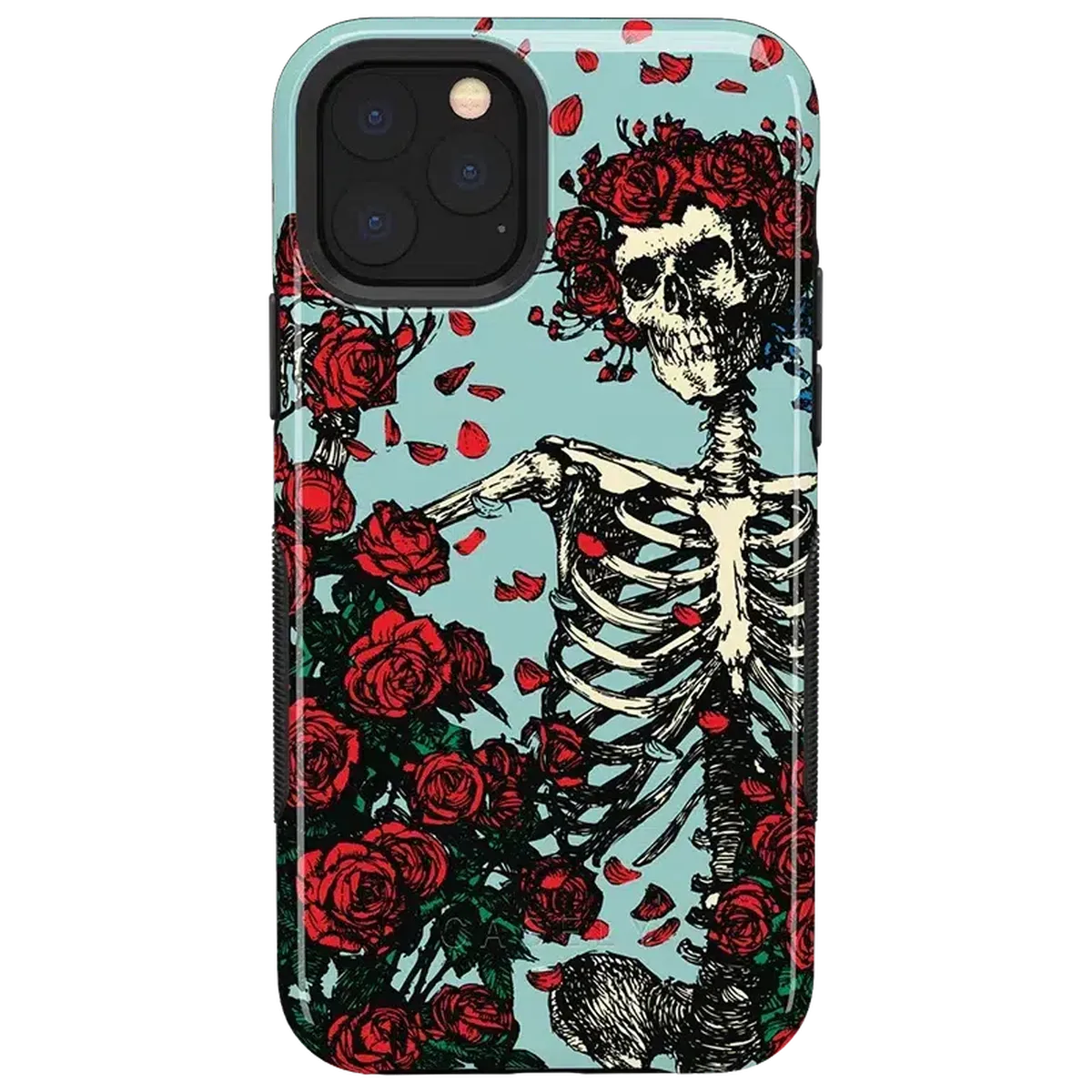 Forever Grateful | Grateful Dead Skeleton Floral Case