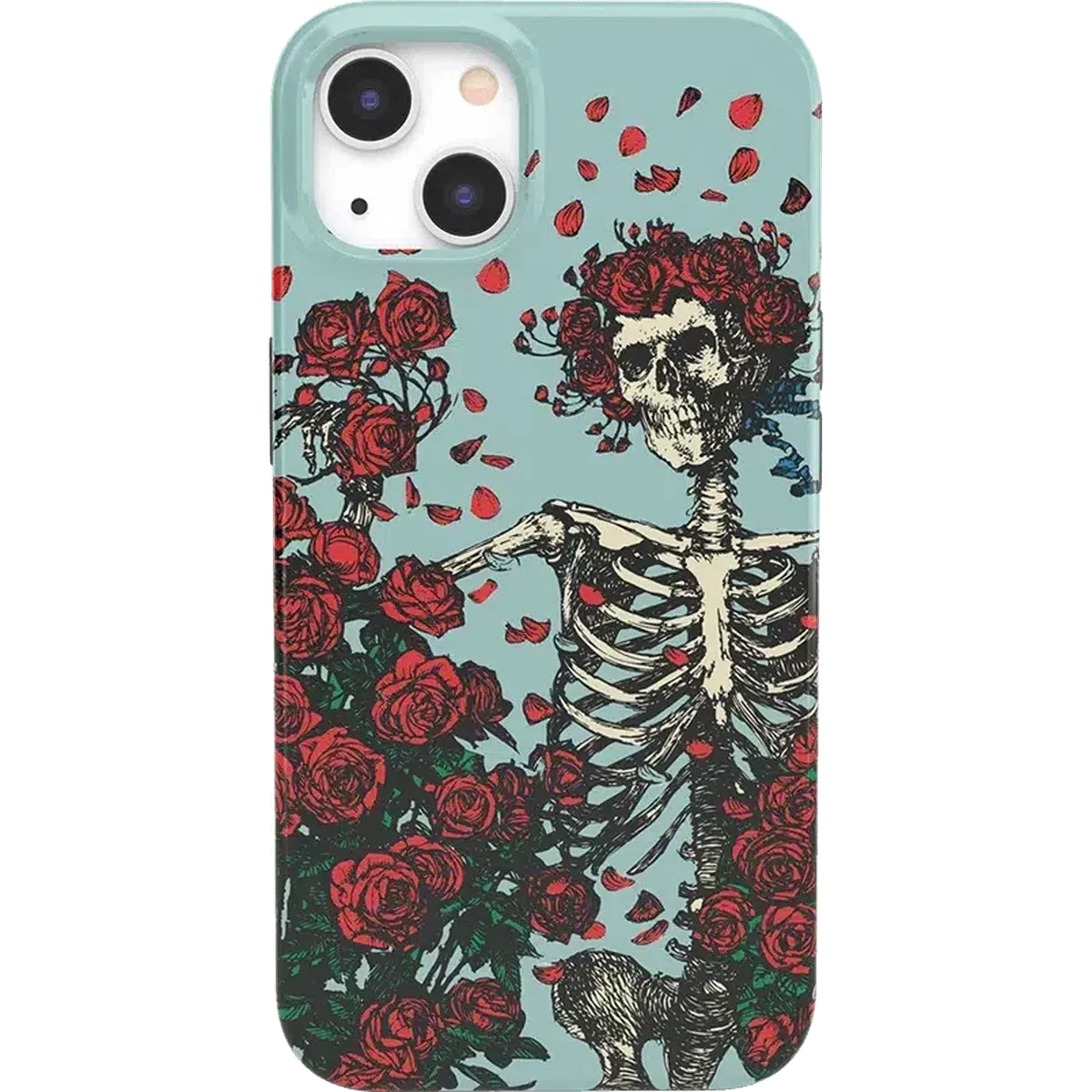 Forever Grateful | Grateful Dead Skeleton Floral Case