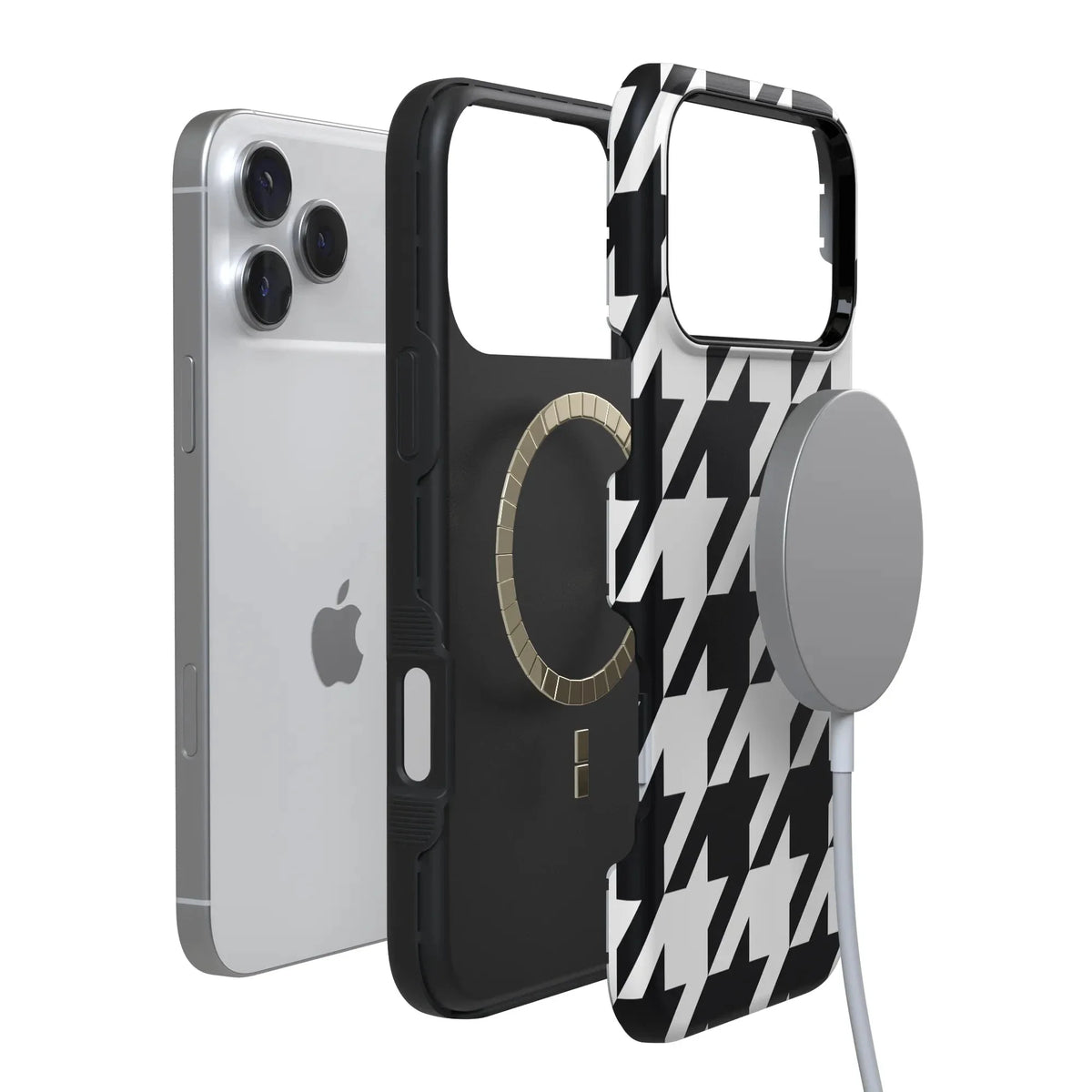 Houndstooth | High Contrast Design Case
