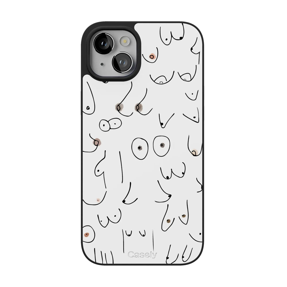 I'm With Her | Black & White Boobs Case