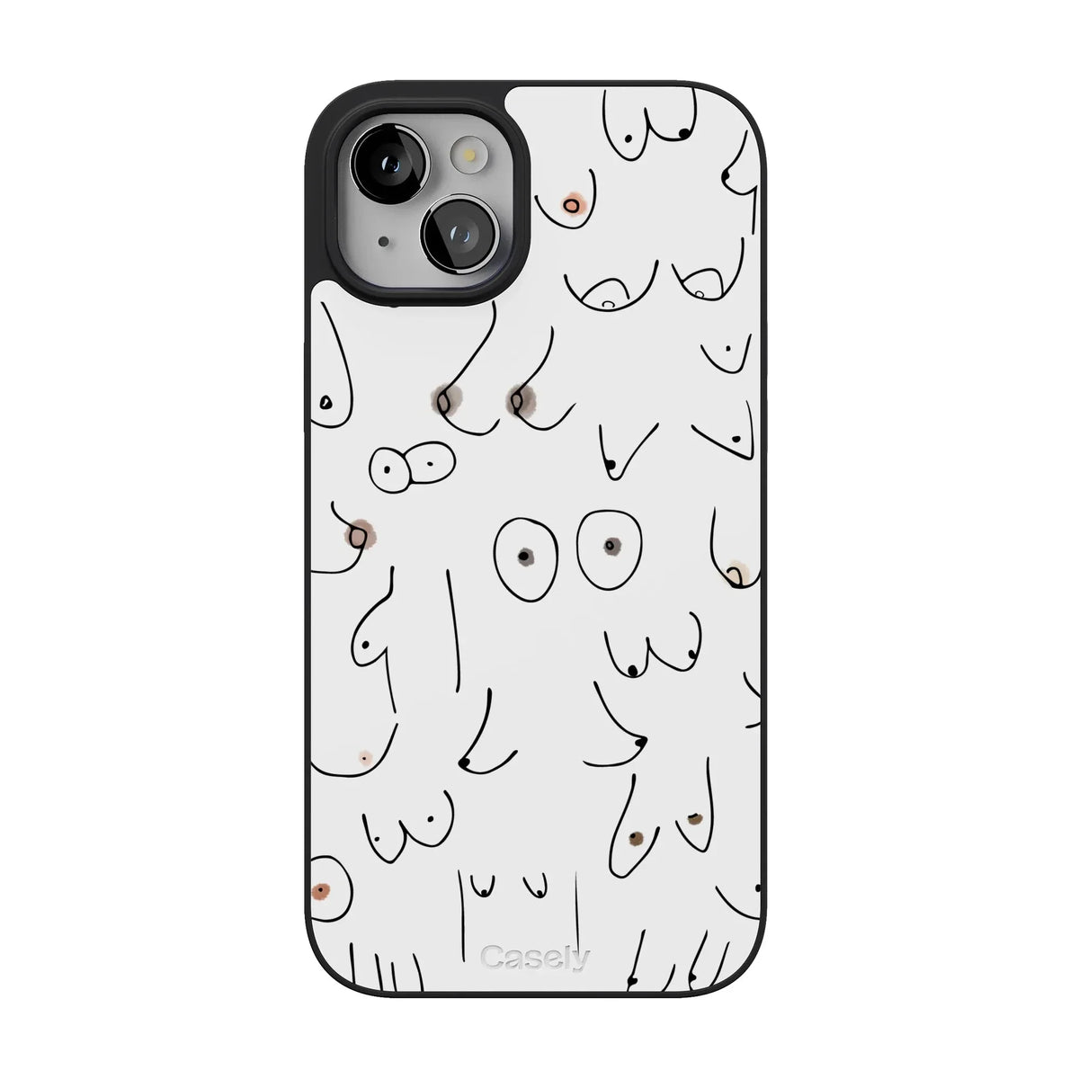 I'm With Her | Black & White Boobs Case