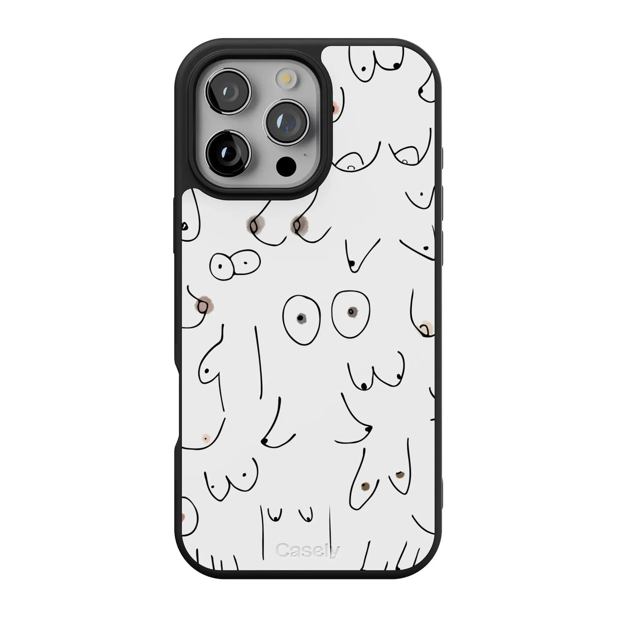 I'm With Her | Black & White Boobs Case