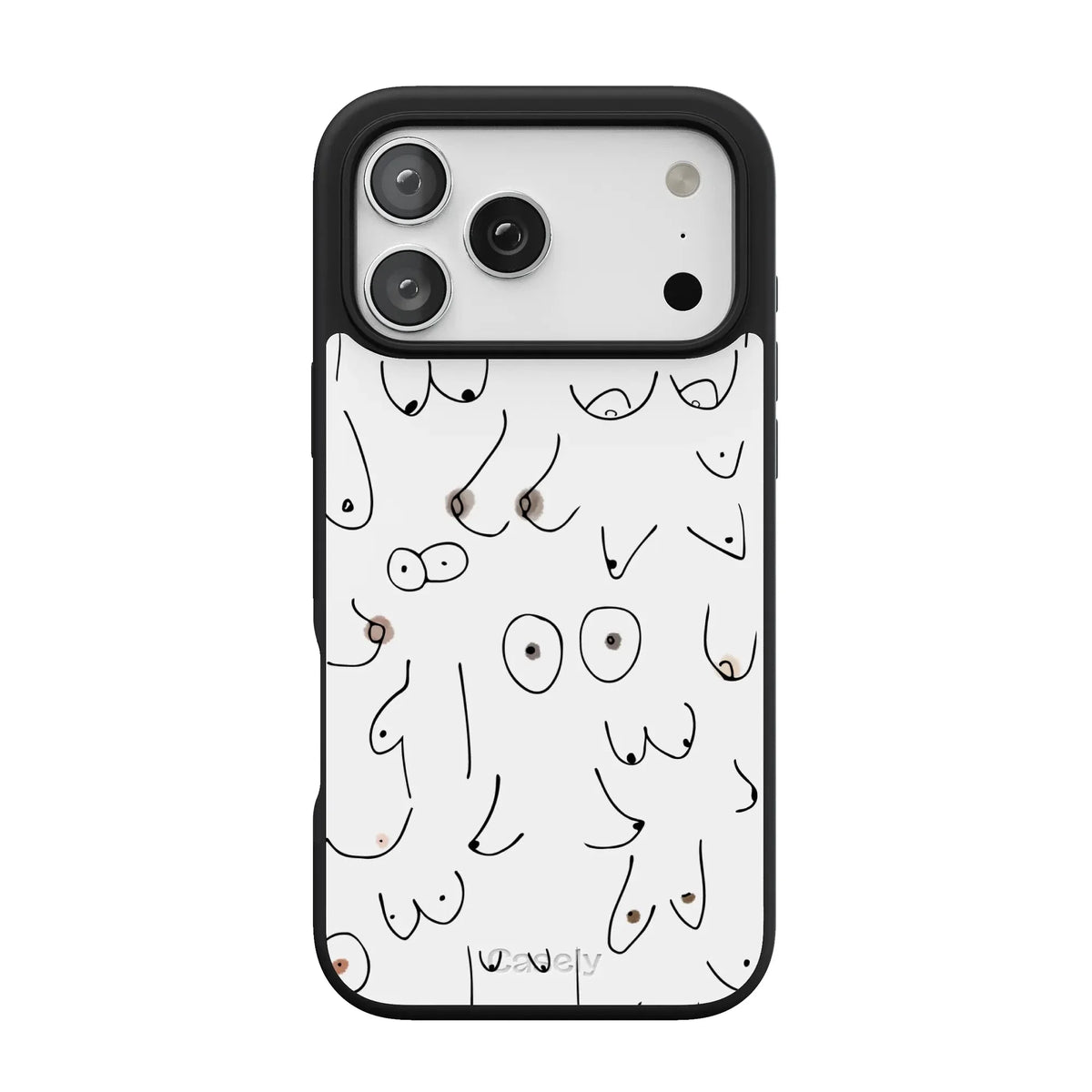 I'm With Her | Black & White Boobs Case