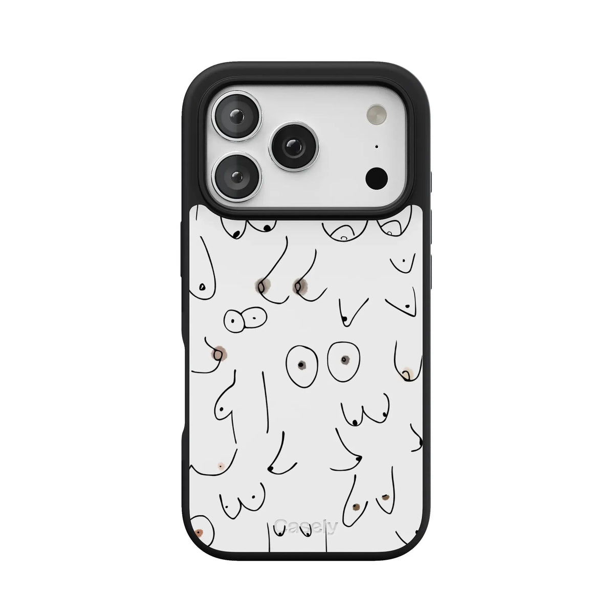 I'm With Her | Black & White Boobs Case