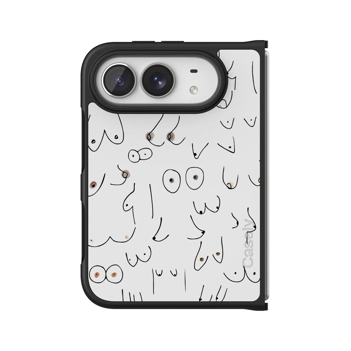 I'm With Her | Black & White Boobs Case