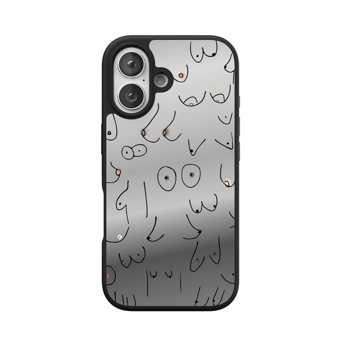 I'm With Her | Black & White Boobs Case
