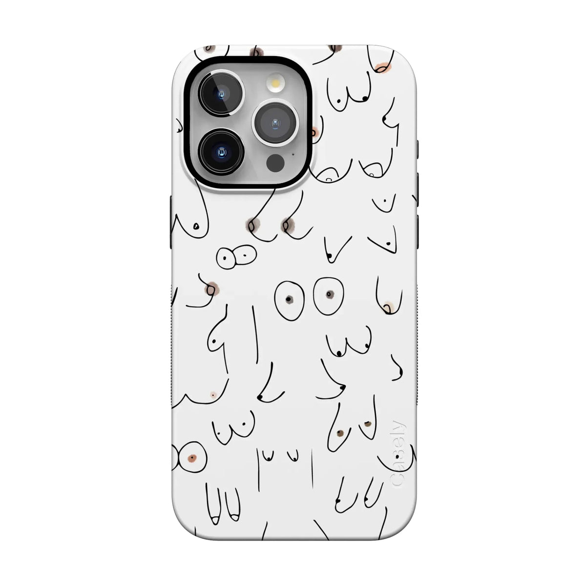 I'm With Her | Black & White Boobs Case