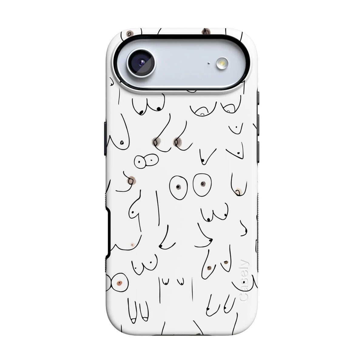 I'm With Her | Black & White Boobs Case