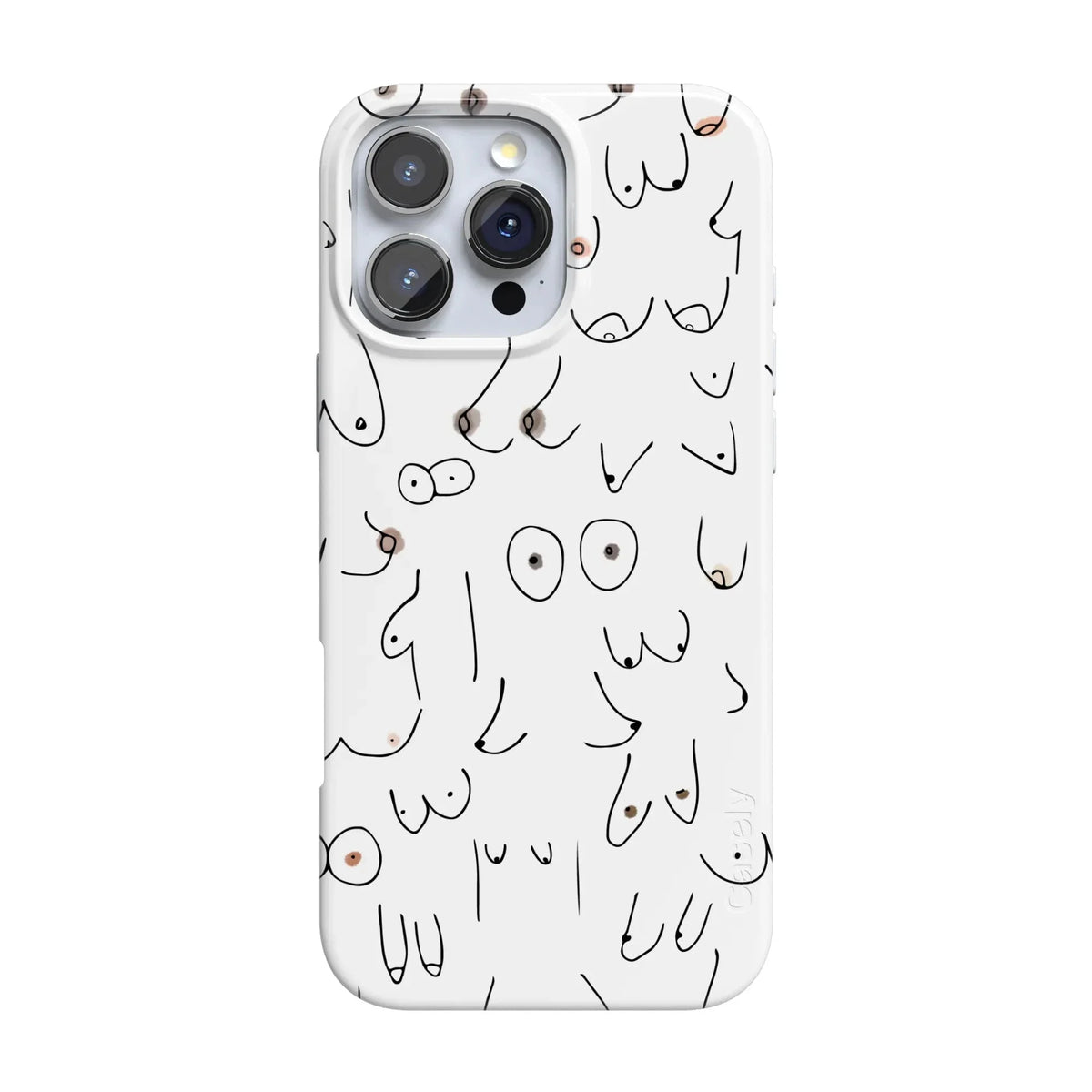 I'm With Her | Black & White Boobs Case