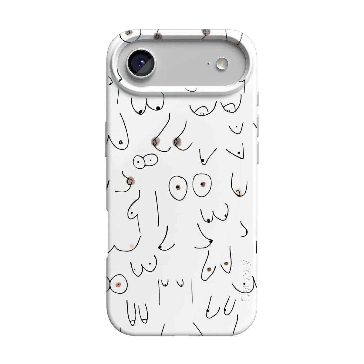 I'm With Her | Black & White Boobs Case