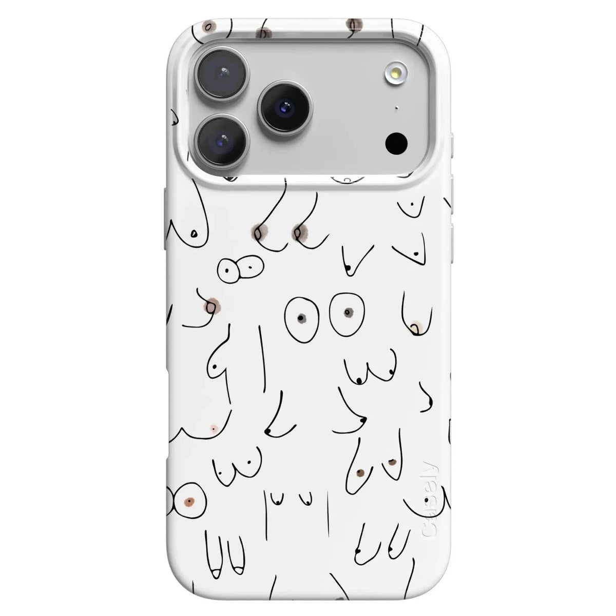 I'm With Her | Black & White Boobs Case