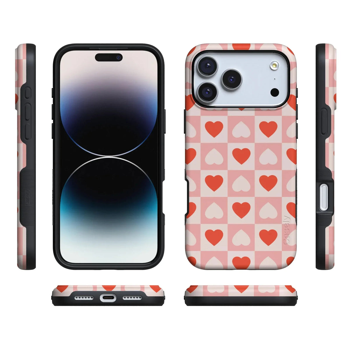 King of My Heart | Checkered Hearts Case