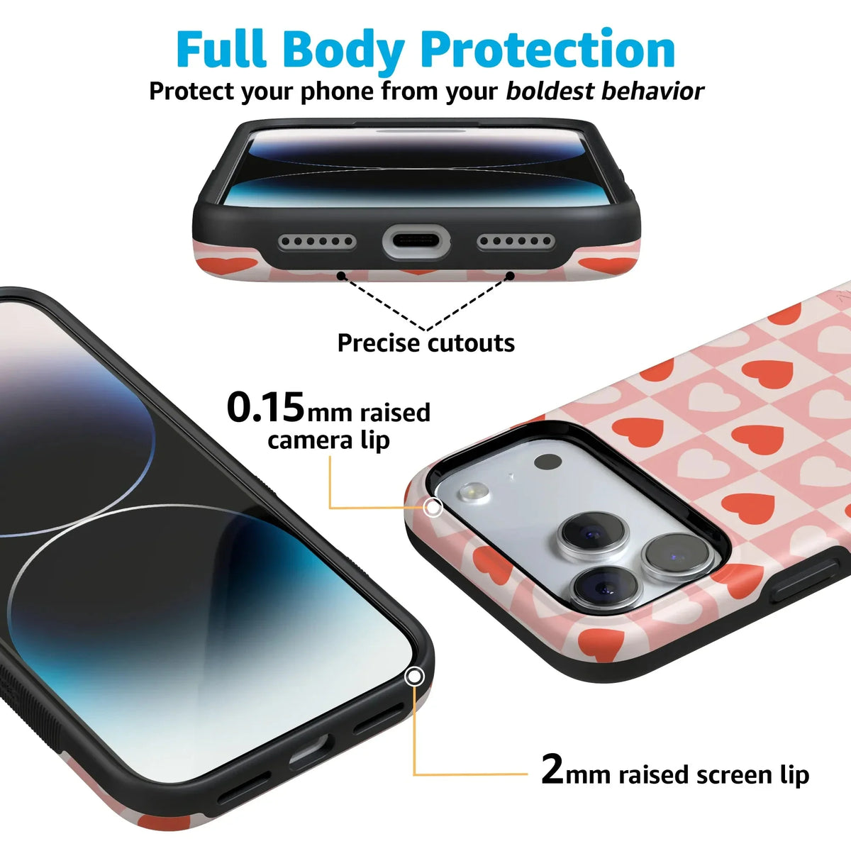 King of My Heart | Checkered Hearts Case