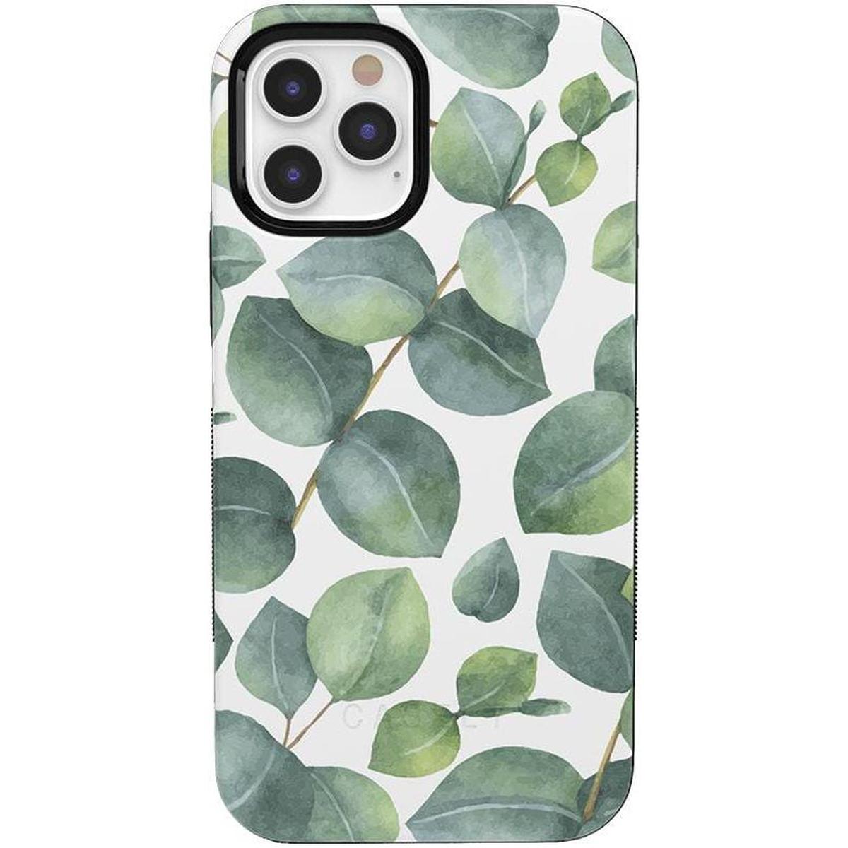 Leaf Me Alone | Green Floral Print Case