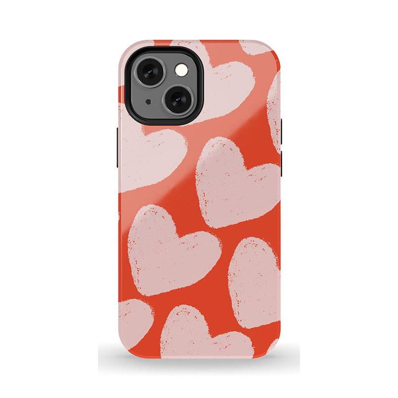 Love You More | Heart Doodle Case