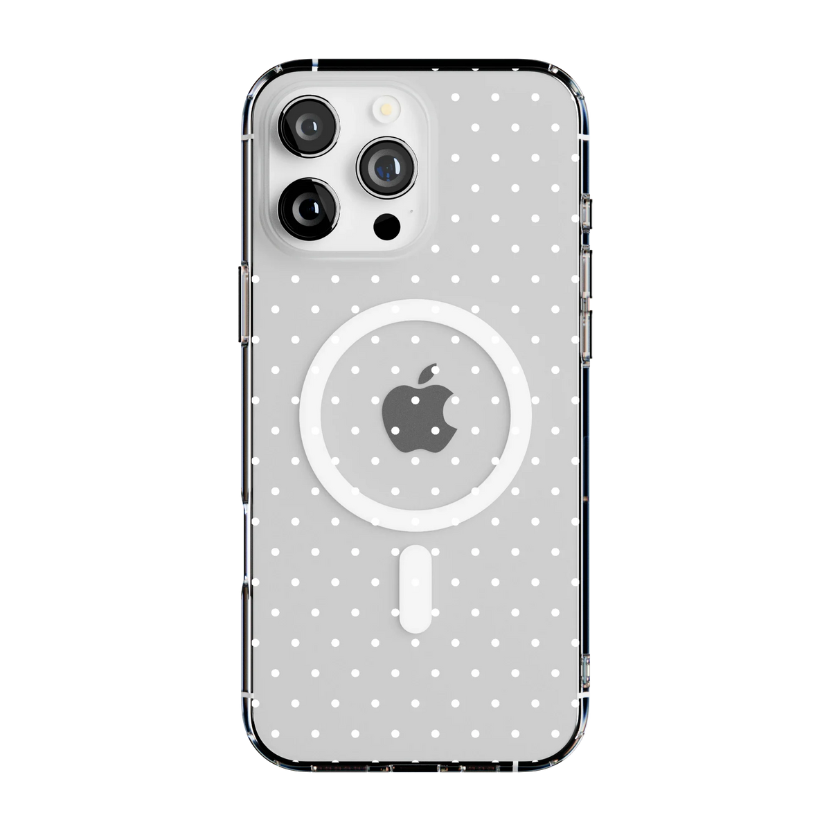 On the Dot | White Polka Dot Case