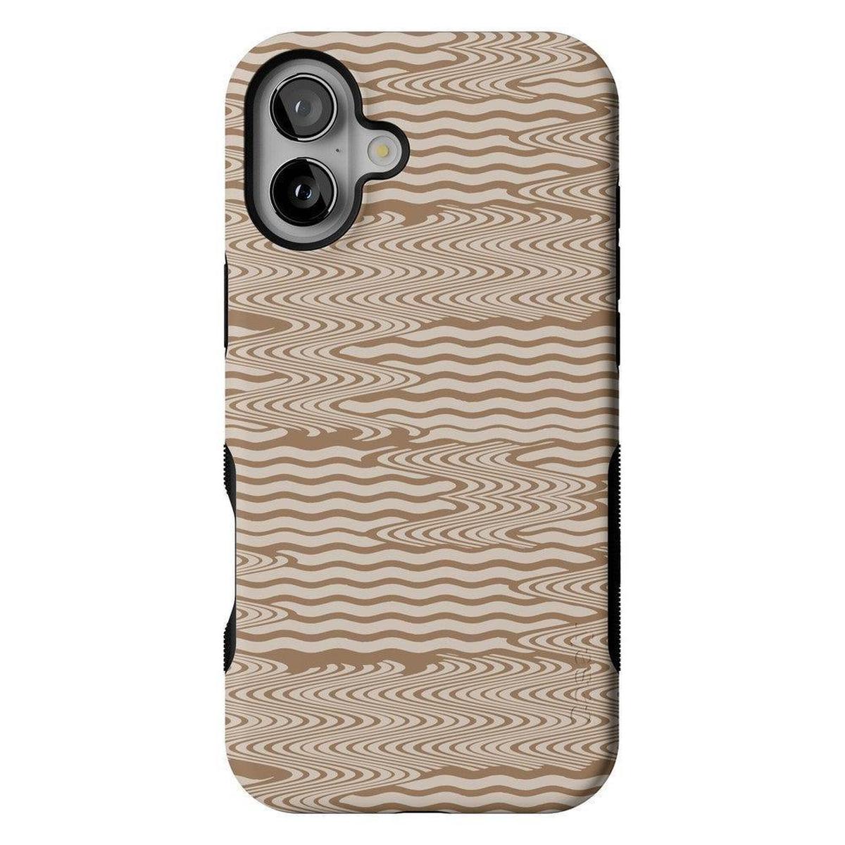 Mocha Ripple | Brown Waves Case