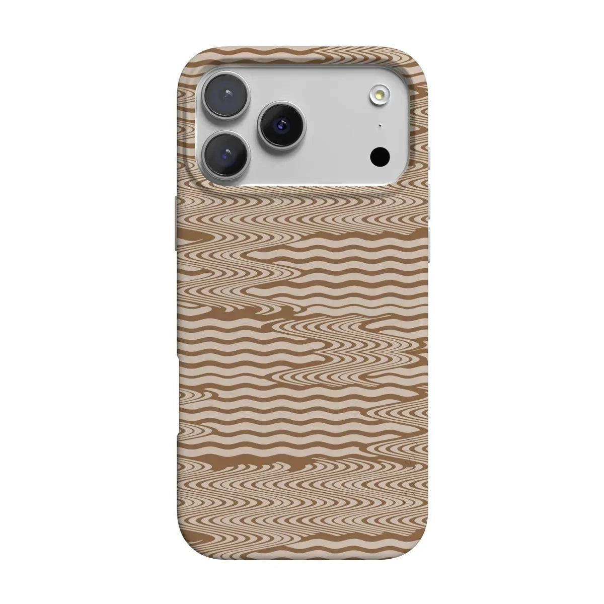 Mocha Ripple | Brown Waves Case