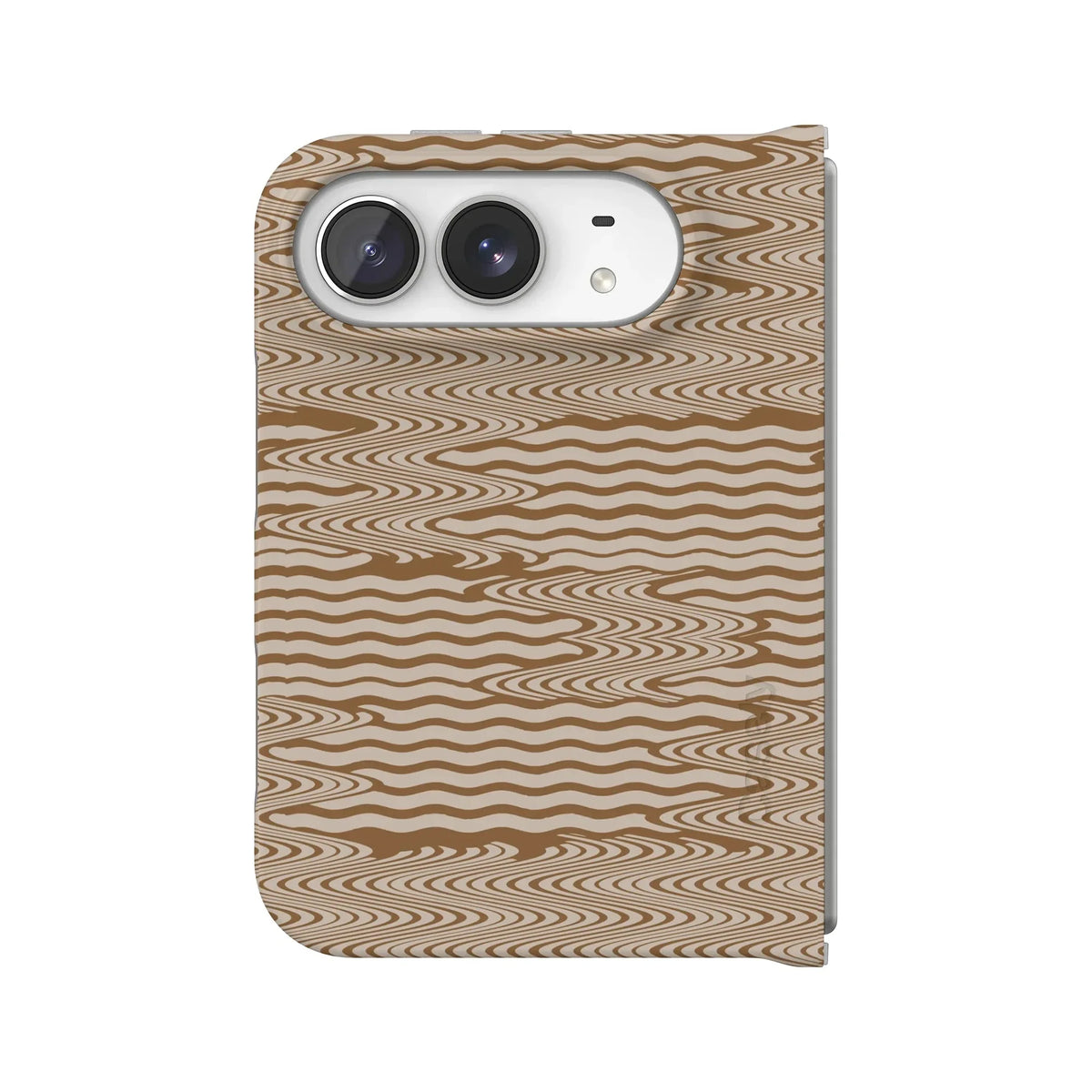 Mocha Ripple | Brown Waves Case