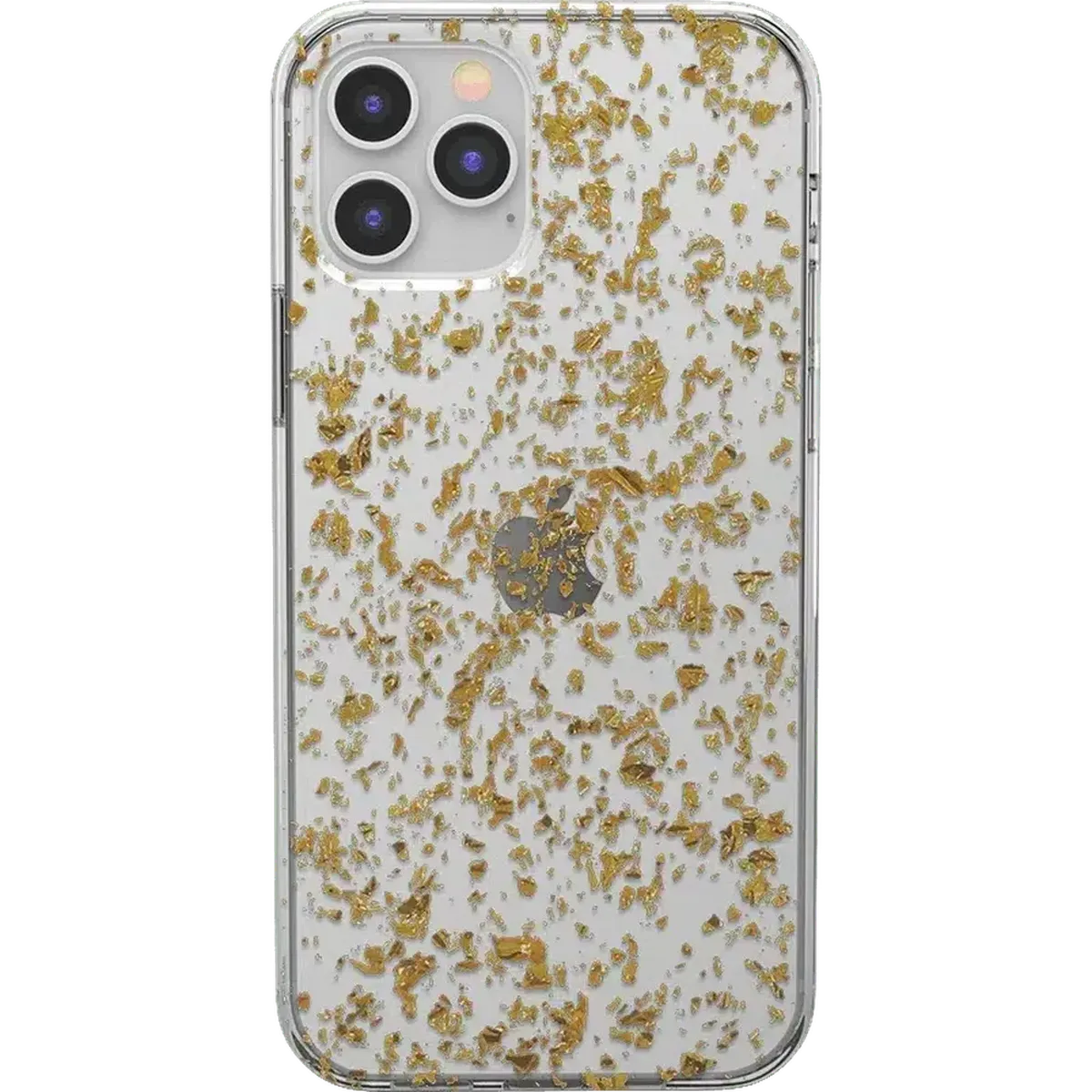 Morning Sparkle | Rose and Gold Flaked Clear Case