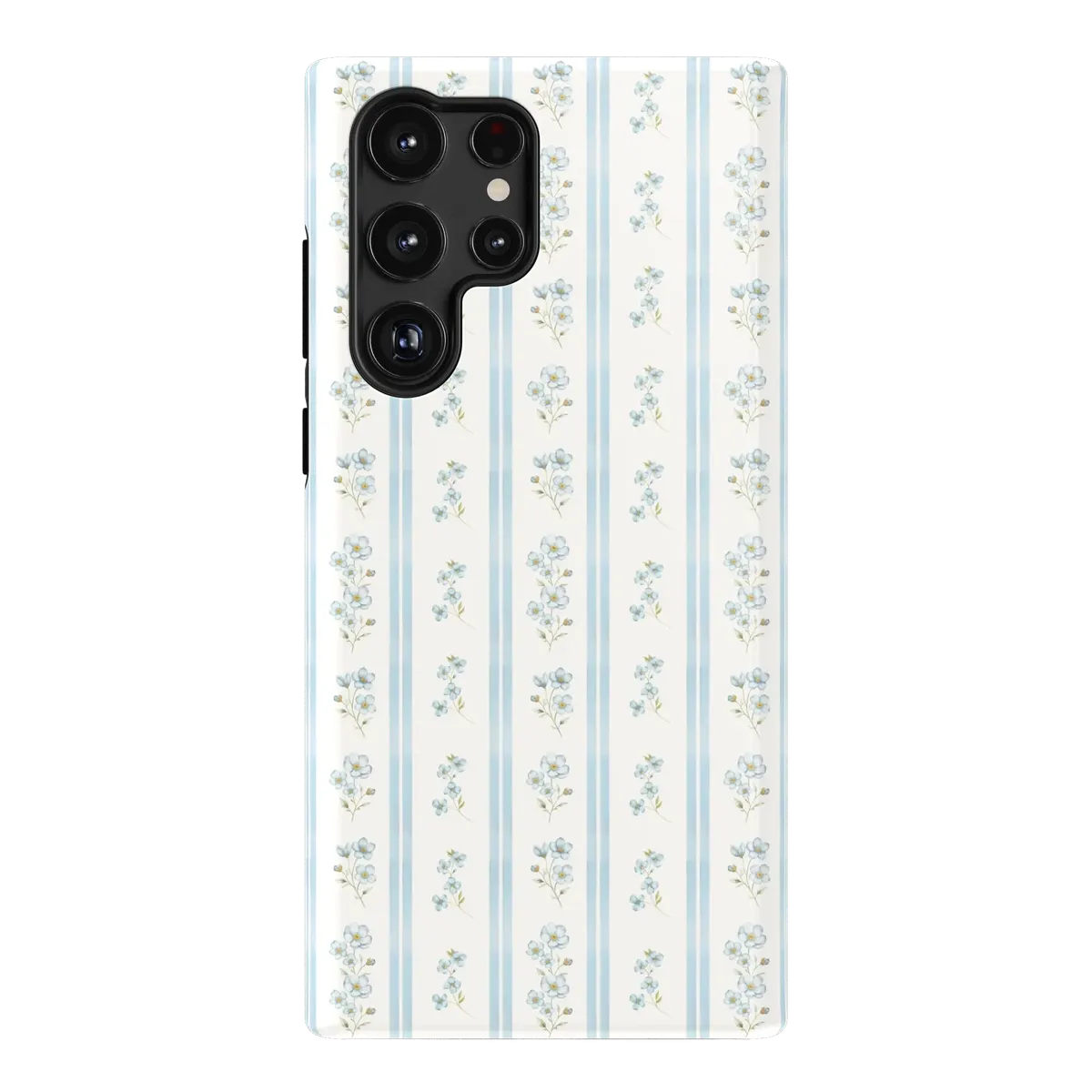 Cottage Stripe | Blue Floral Case