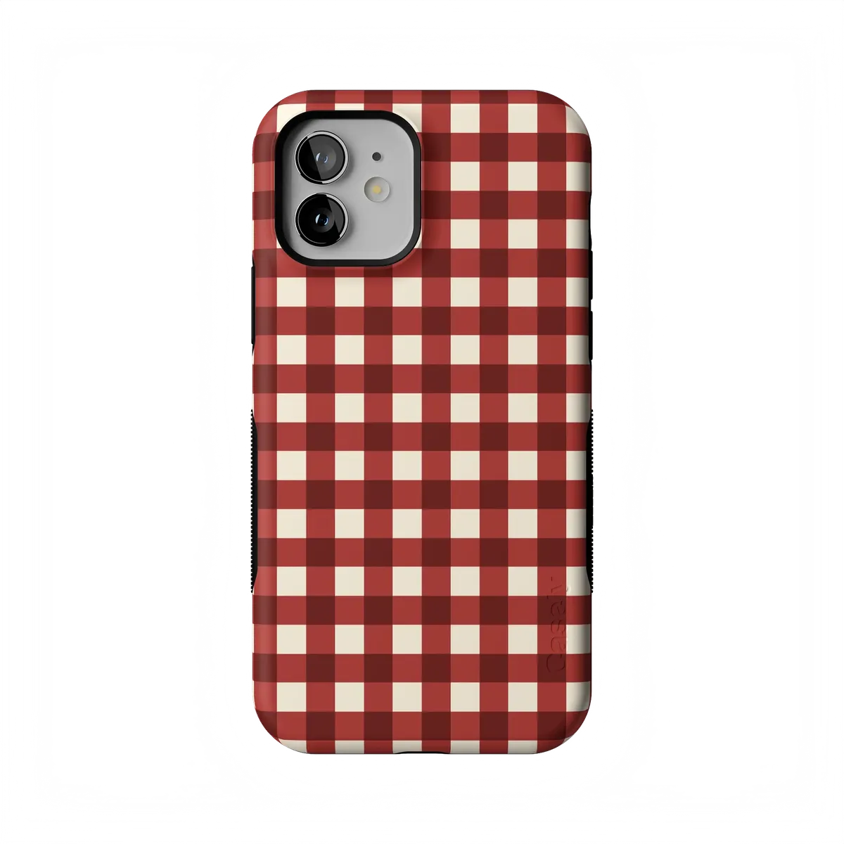 Checked Twice | Red Plaid Case