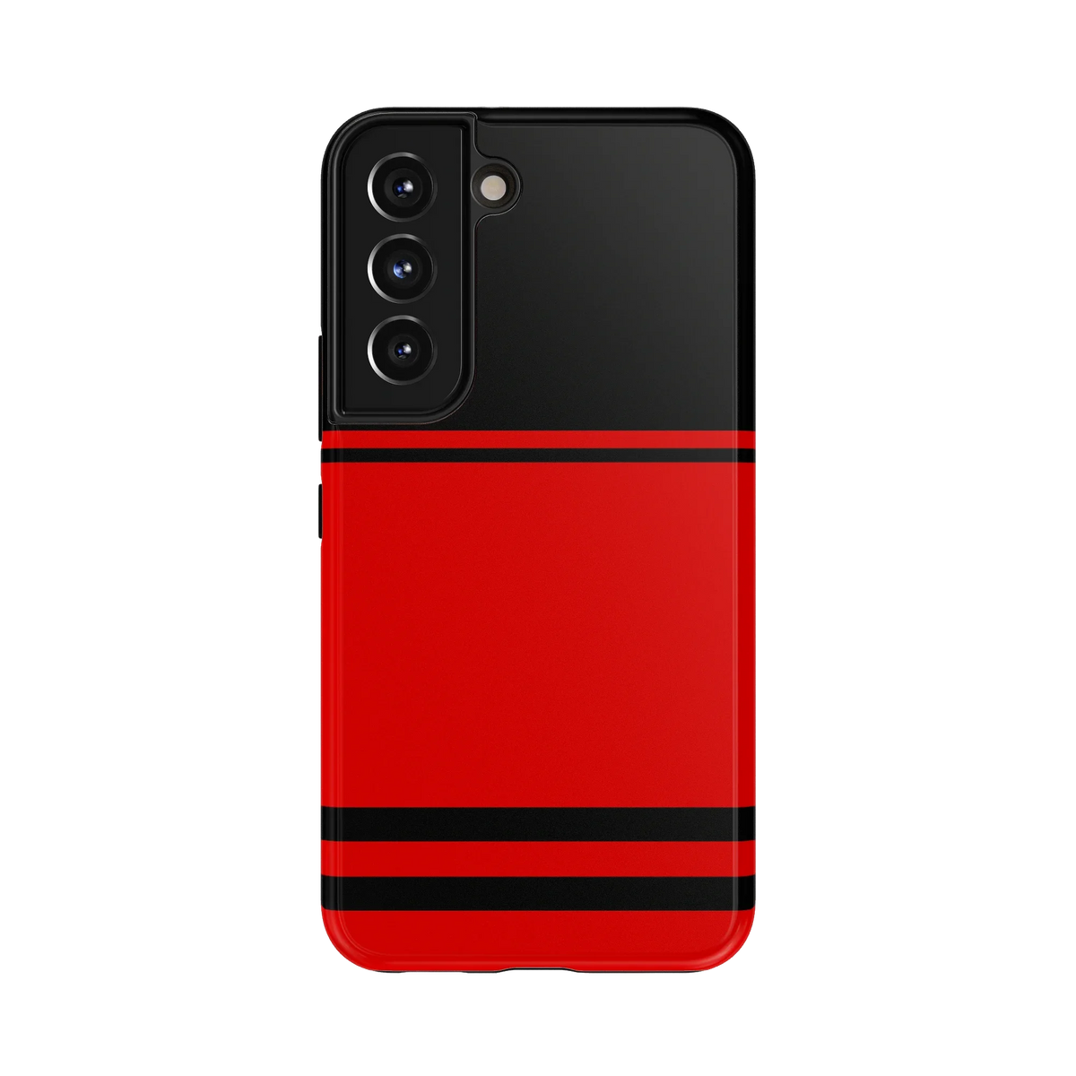 Storm Warning | Black & Red Stripes Case