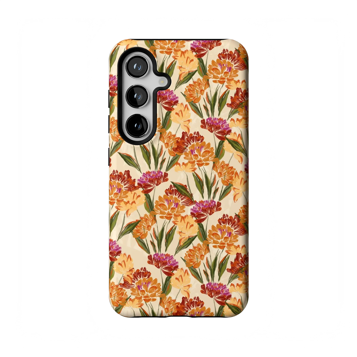 Cottage Blooms | Orange Hydrangeas Case