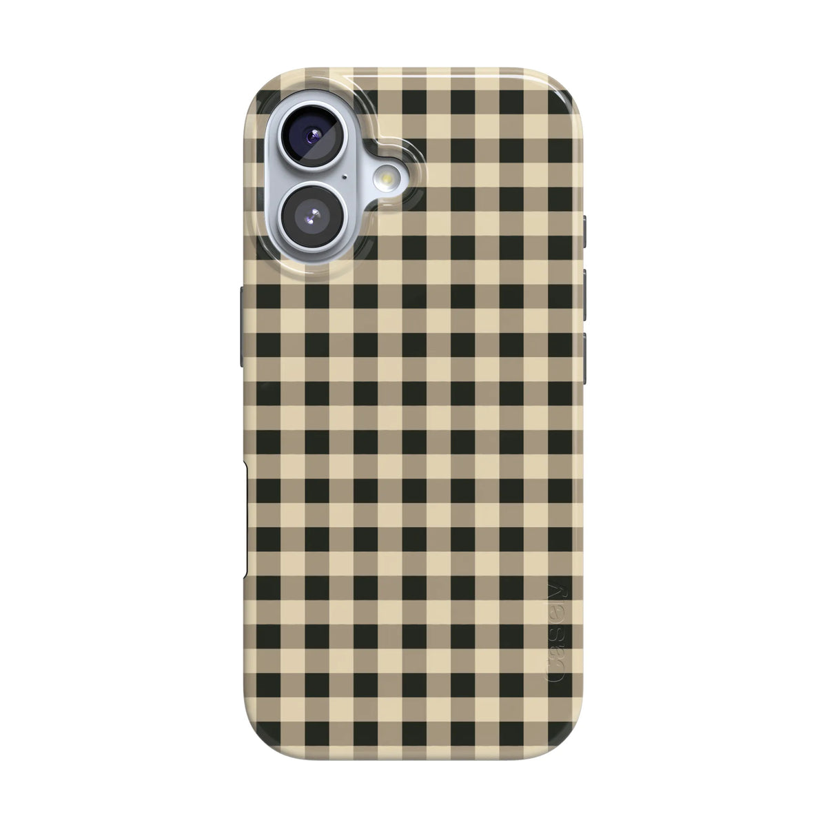 Cedar Lane | Black & Cream Gingham Case