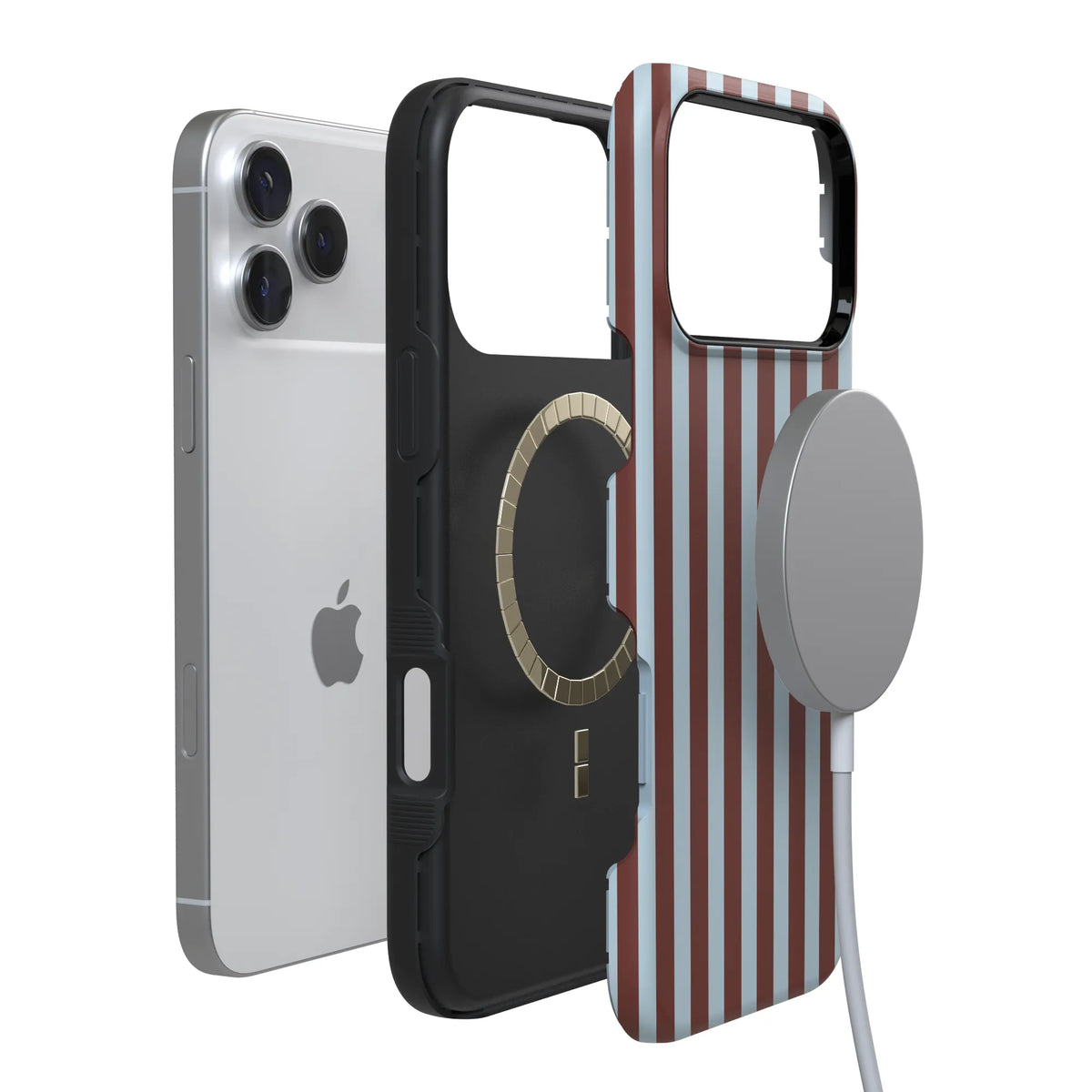 Sunday in Brooklyn | Blue Stripes Case