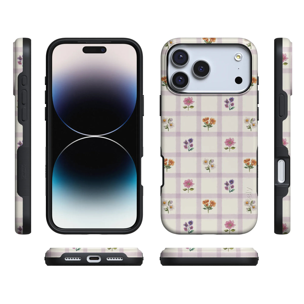 Meadow Check | Floral Gingham Case