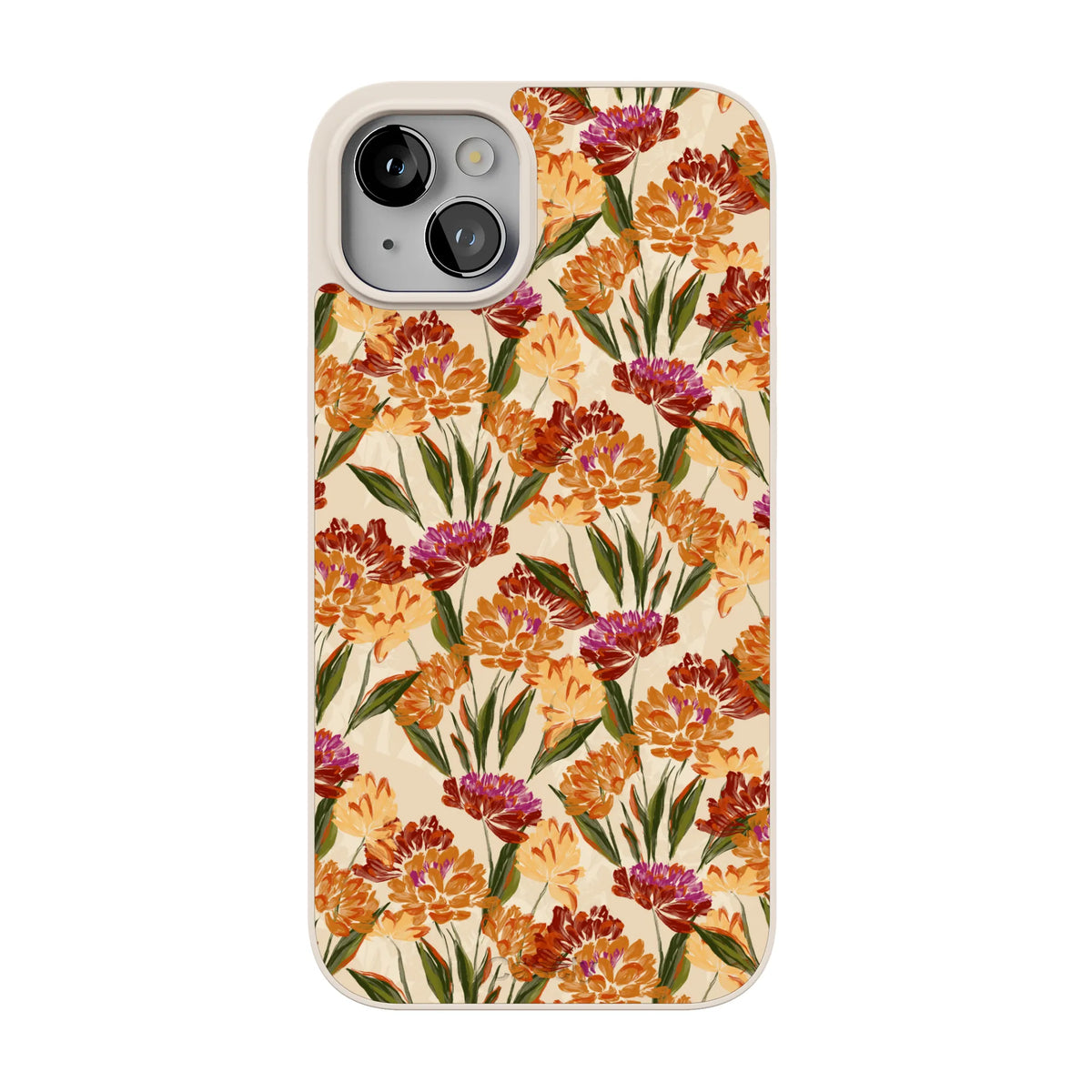 Cottage Blooms | Orange Hydrangeas Case