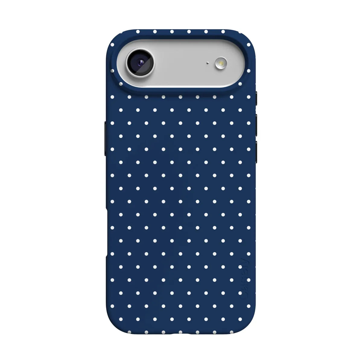 On the Dot | Navy Polka Dot Case