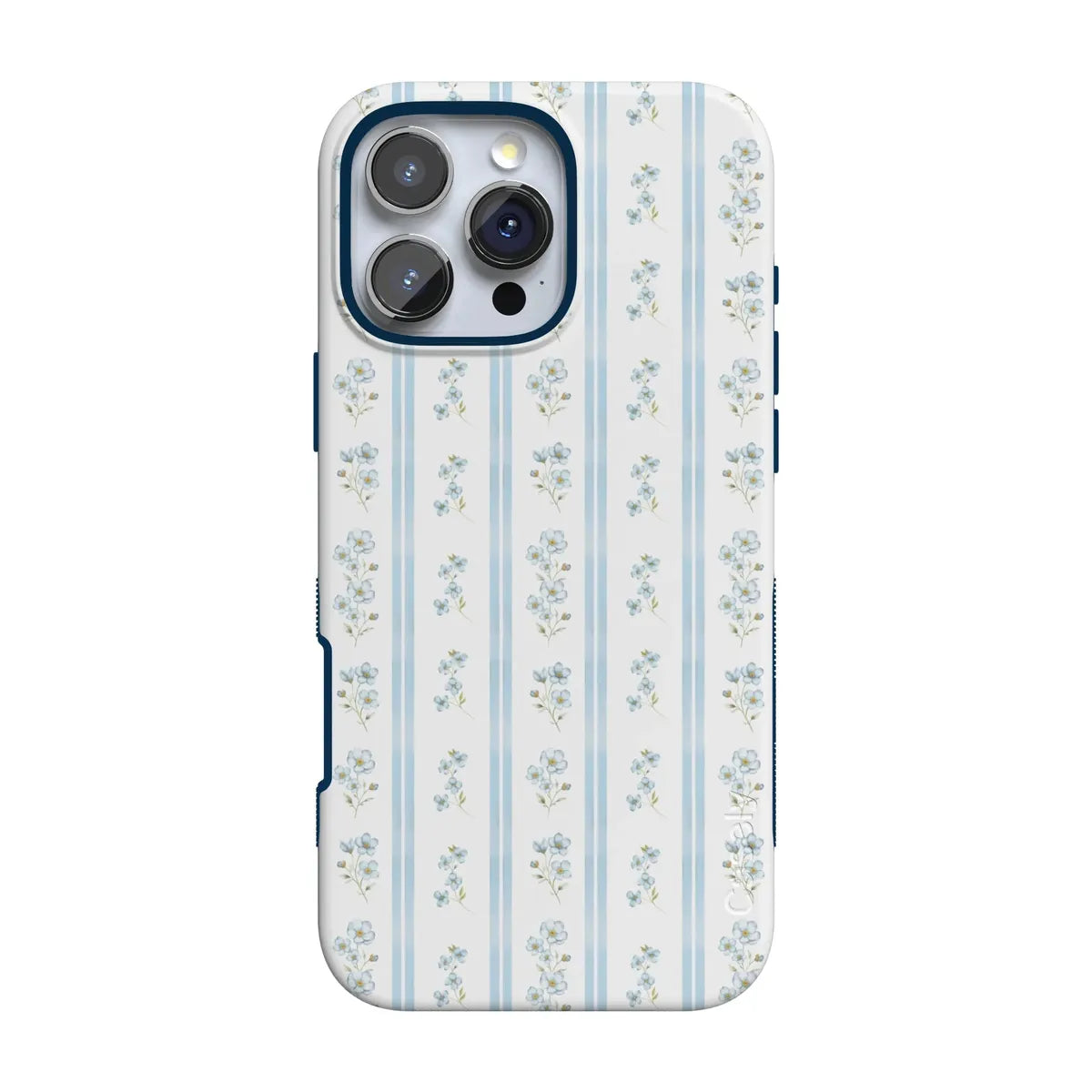 Cottage Stripe | Blue Floral Case