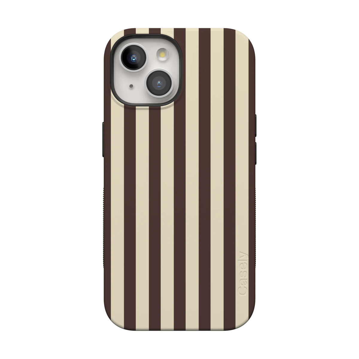 S'more Stripes | Brown Striped Case
