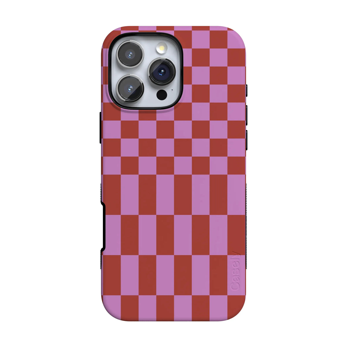 Vibe Check | Pink Checkerboard Case