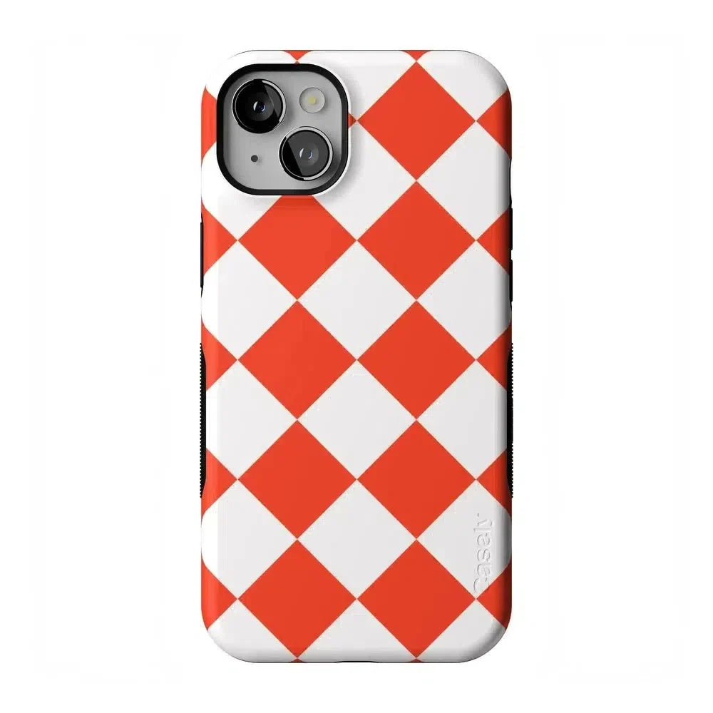 Red Checkerboard | High Contrast Design Case
