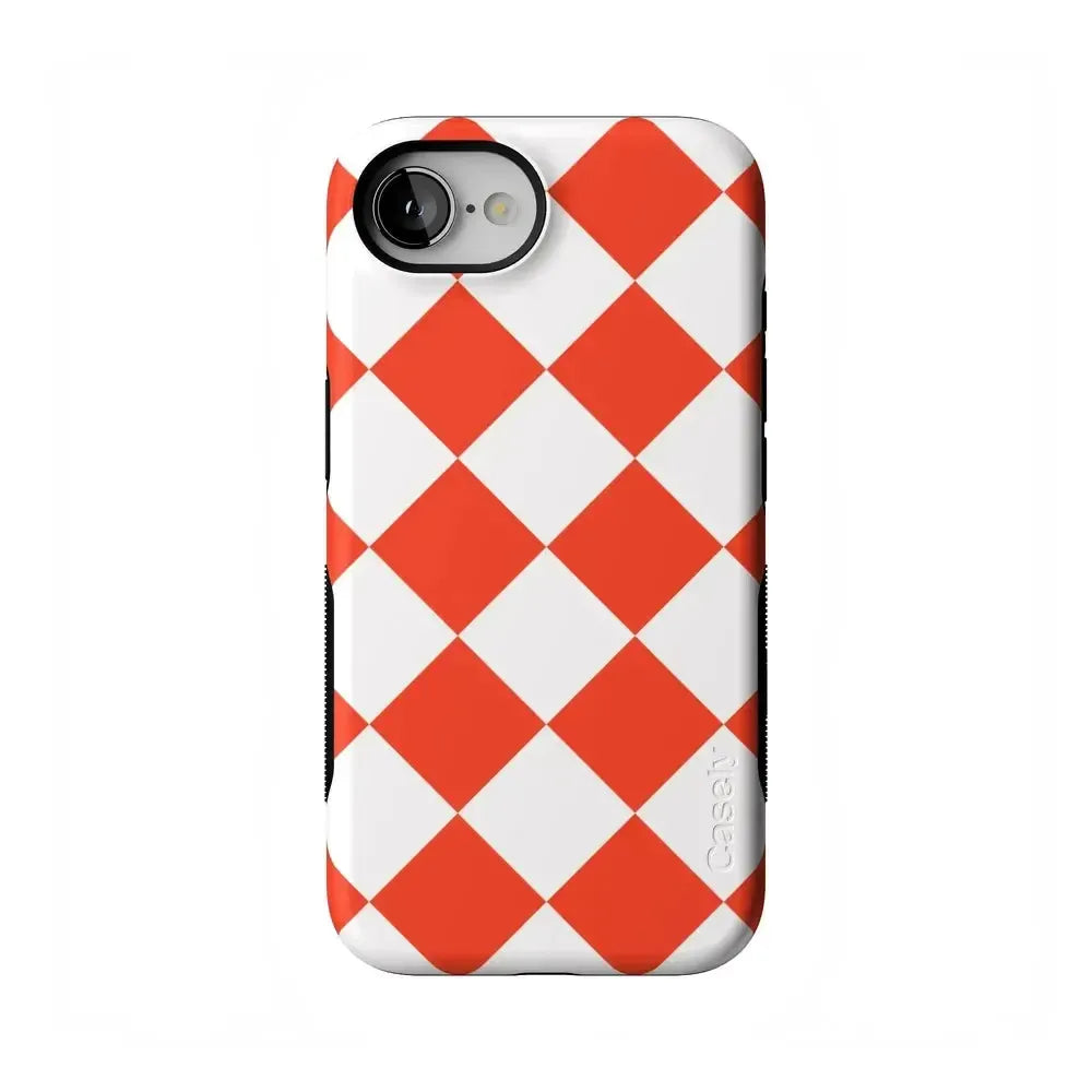 Red Checkerboard | High Contrast Design Case