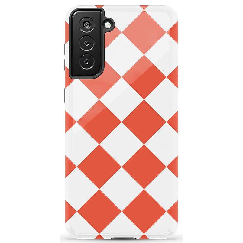 Red Checkerboard | High Contrast Design Case